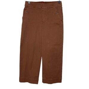 SPANX‎ Women's Wide Leg Cropped Pants  Sailor Style Pockets Career Casual